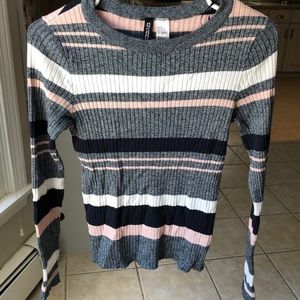 H&M striped sweater